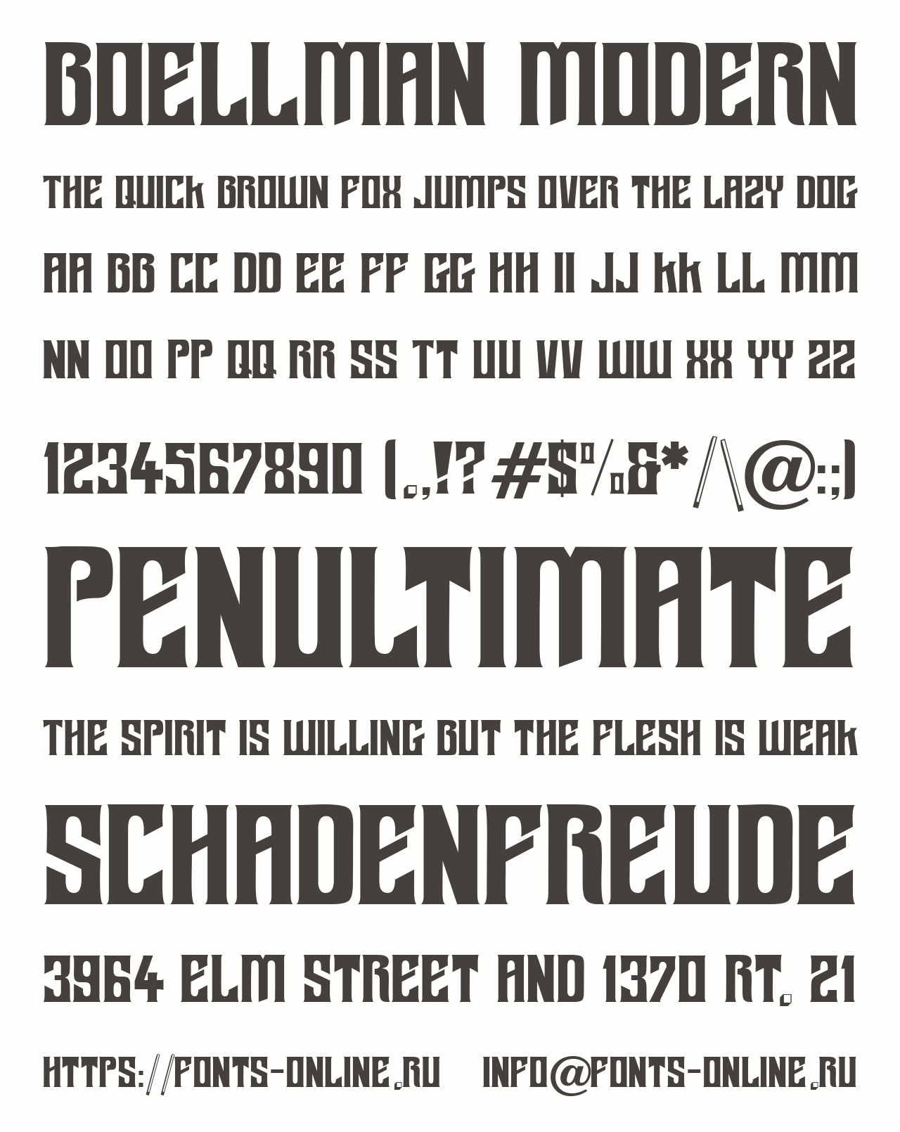 Boellman Modern Free Font Download